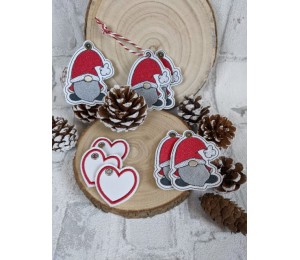 Stickdatei - Anhänger Weihnachtswichtel